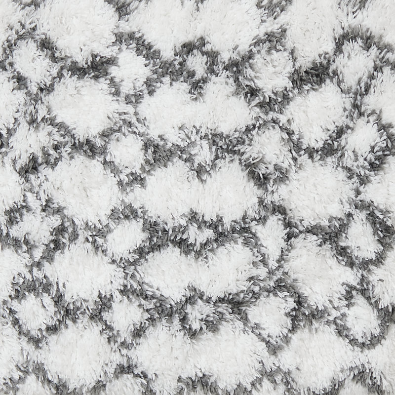 Nautica Taza Machine Washable Puffy Shag Rugs, Runner 1'8" x 5'