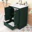 Meuble-lavabo à tiroir avec lavabo en céramique, tablettes réglables et armoire à fermeture en douceur-1364472690-1364472686