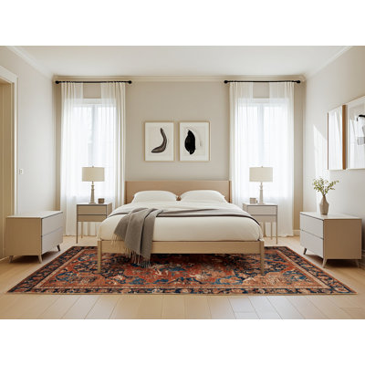 Tapis brun lavable à la machine