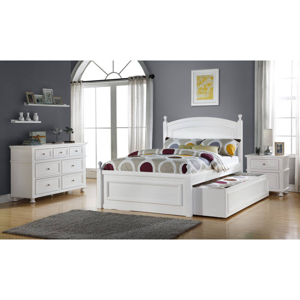 Harriet Bee Onna Full Platform Bed with Trundle & Reviews | Wayfair