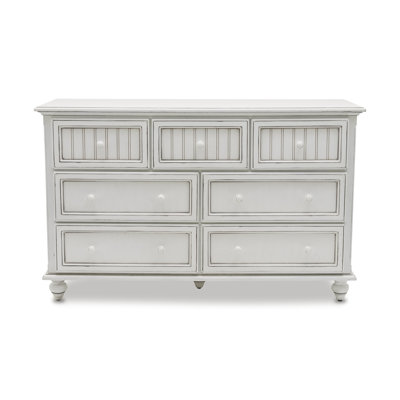 Kolya - 7 Drawer Dresser - Blanc Finish