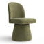 Chaise de coiffeuse rembourrée pivotante à 360°-896382143