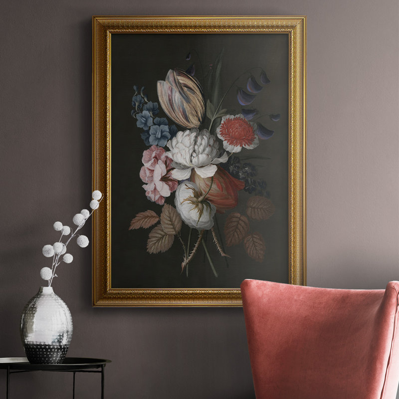 " Dramatic Bouquet I ", 36" H x 24" W