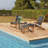 Aleshka Outdoor Acacia Wood Chaise Lounge