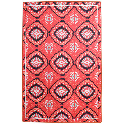 Tapis de qualité supérieure, 100% polyester, 31,5 po x 47,2 po | Antibactérien, antidérapant sous la surface | Poils de 0,4 po de hauteur, lavable à la machine à 86 ° F | Parfait pour le salon, la chambre à coucher et la salle de jeux pour enfants, conception douce et durable