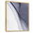 Toile brune avec cadre flottant