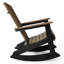 Chaise berçante Benno Adirondack, noire-130678440