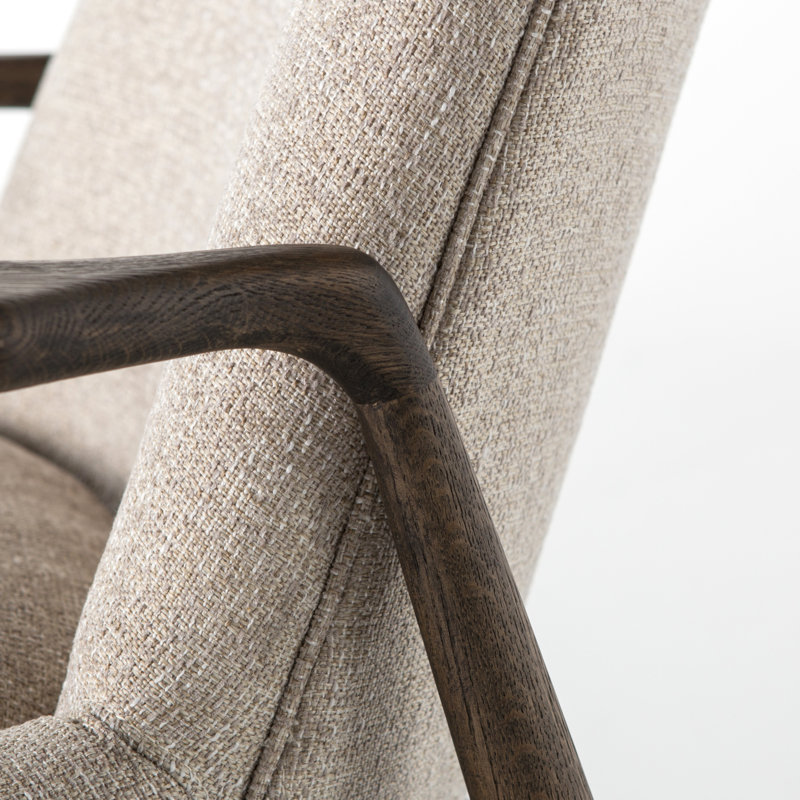 Braden Armchair, Linen Sand Performance Weave