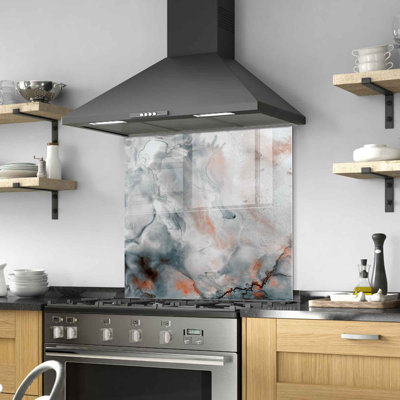 Elegant Decorative Tempered Glass Painting, 23.6 x 23.6 inches | 100% Tempered Glass, Thickness: 0.16 inches | Perfect for Home Decor, Living Room & Office | Modern Art Piece, Durable & Stylish