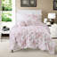 Ensemble de literie réversible, courtepointe florale en polyester TG pour maison moderne