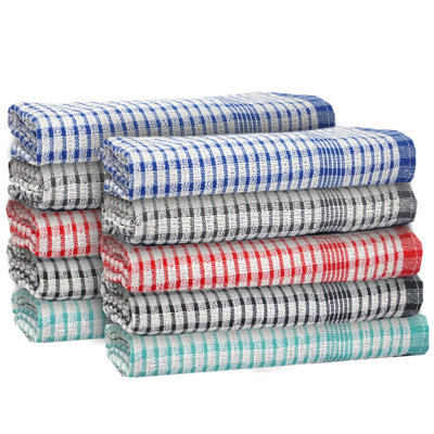 Cotton Stripe Jacquard Tea Towel Kitchen Towel