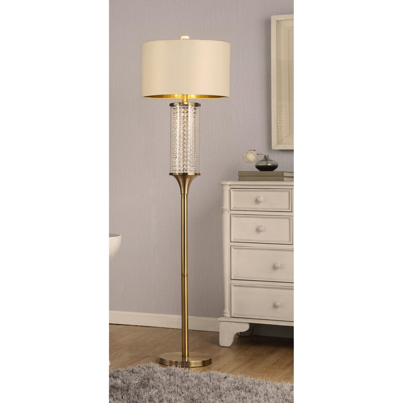 Lampe sur pied en cristal 62,25 pouces Pluviam