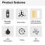 42 po Ventilateur de plafond rétractable avec télécommande