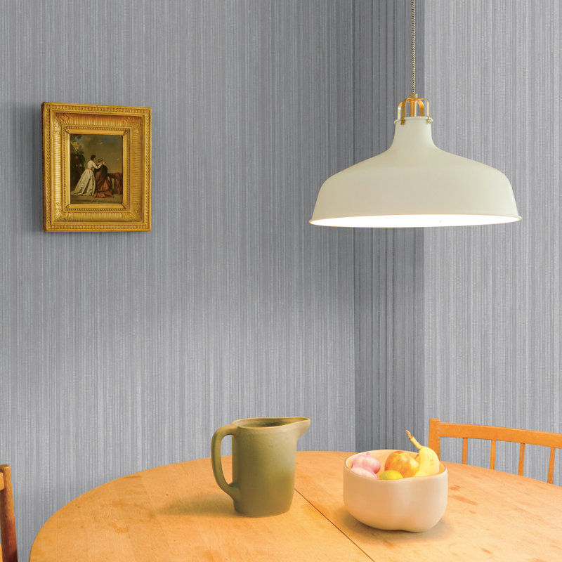 Papier peint imitation pelouse, gris, L 16,5 po x l 20,5 po