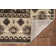 Piggott Oriental Gray and Ivory Soft Low Pile Area Rug