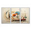 Mid Century Red Car Geometrics - Car Vintage Wall Art Decor, ensemble-1232486622-1232486619