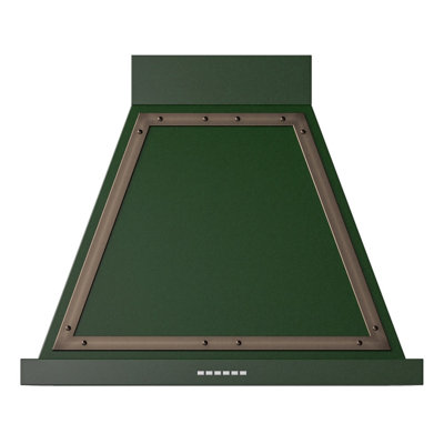 ILVE Nostalgie II Series 30 in. Wall Mount Range Hood with 600 CFM Airflow (Emerald Green)