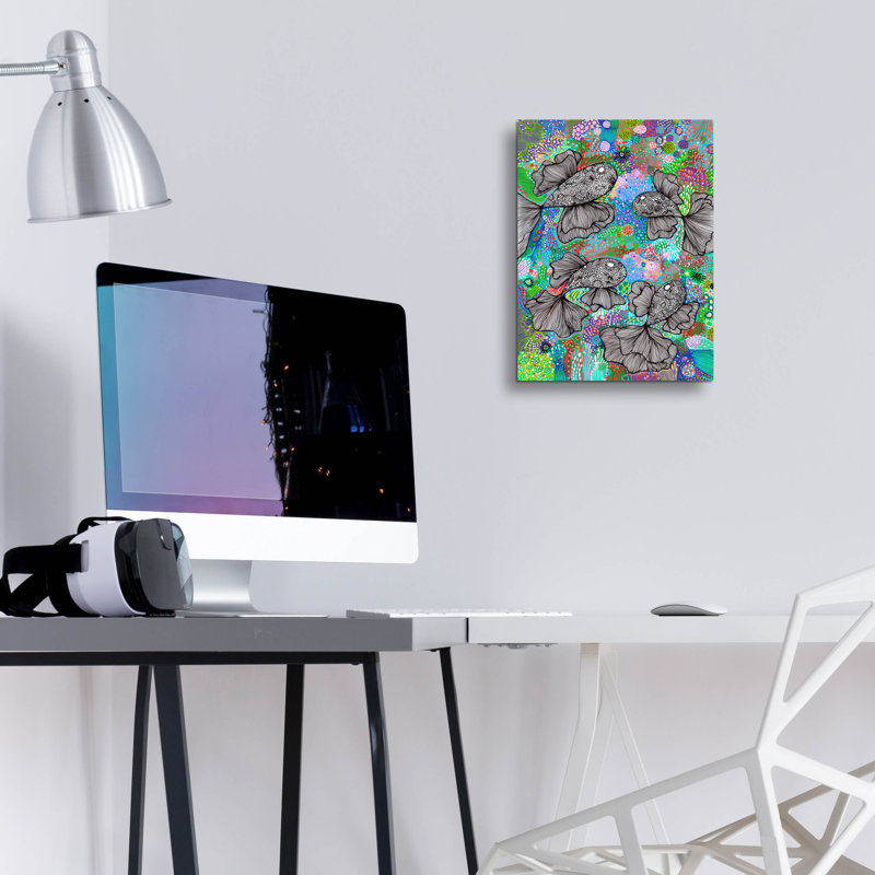 Beachcrest Home « Under Water » par Noemi Ibarz, tableau mural en verre acrylique, 40,6 cm x 61 cm