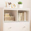 Rangement pour jouets pour enfants avec grand tiroir, bibliothèque basse