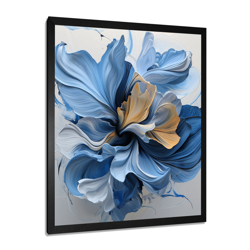 Sroka - Abstract Wall Art Living Room, Noir, noir, noir, noir, H 20 po x l 12 po, Reproduction encadrée d'une seule photo