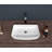 Myhomekeepers 15'' Ceramic Rectangular Bathroom Sink