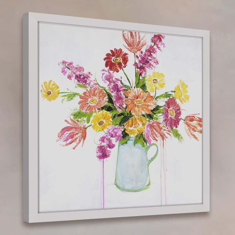 Julie Joy - Single Picture Frame Painting, 51cm H x 51cm W x 3.81cm D
