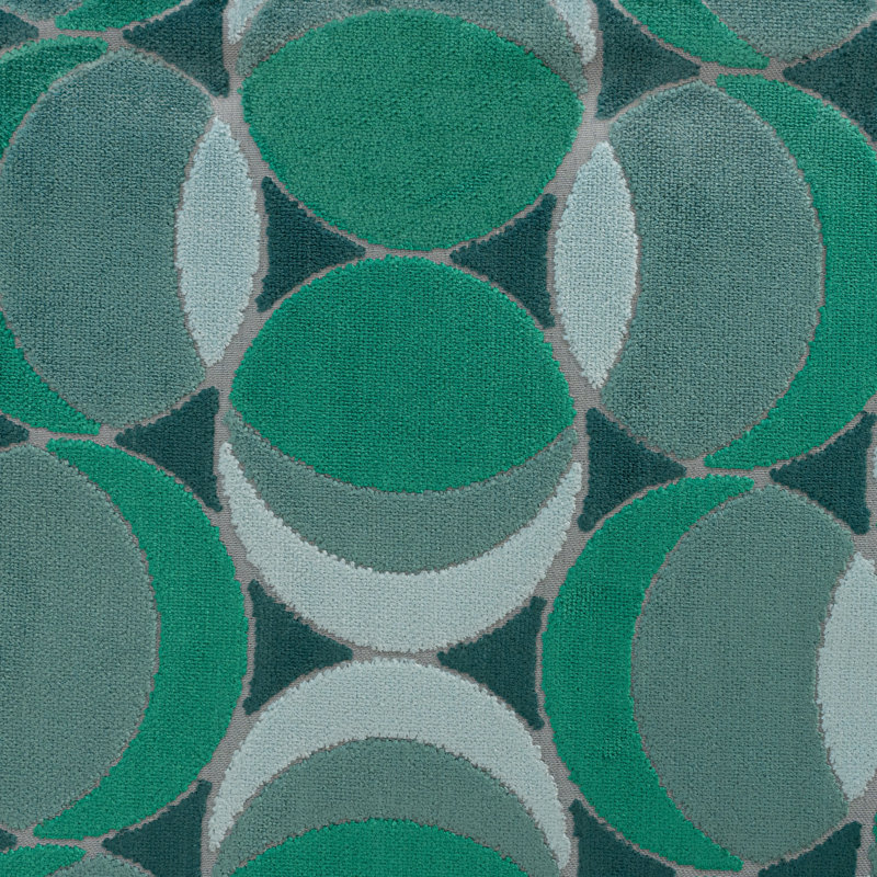 Inscription Highball Fabric, Fiddlefern