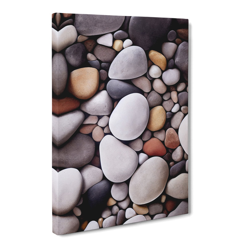CAN-V0523-1792X Pebbles Vol.4 - Wrapped Canvas Print, 50cm H x 35cm W
