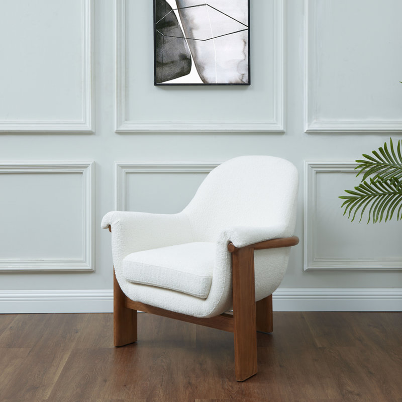 Fauteuil d'appoint Sylvana Boucle