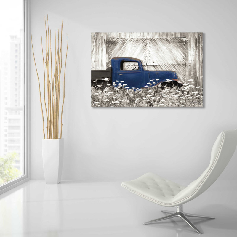 «Age is a Work of Art» par Lori Deiter, art mural en verre acrylique, H 24 po x l 36 po x P 0,2 po