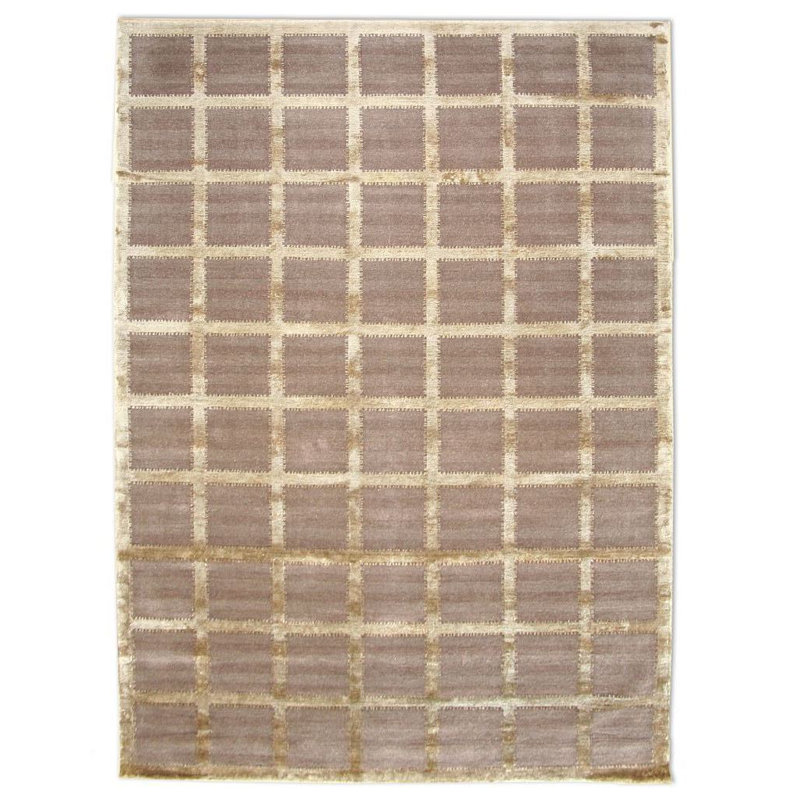 Tapis unique brun / beige 9 pi 1 po x 12 pi Cadence, Rectangulaire 9 pi 1 po x 12 pi