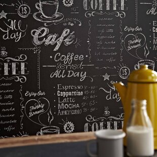 Mccubbin Coffee Shop 33' L x 20.5" W Wallpaper Roll