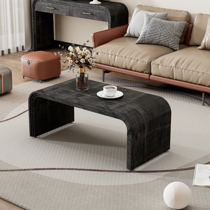 Table basse Trexm, Noir antique