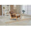 Chaise d'appoint rembourrée avec coussin
