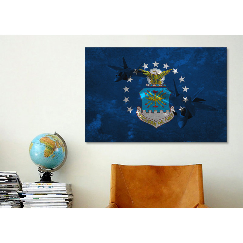 Vélociraptor force air, impression sur toile, H 18 po x l 26 po x P 1,5 po