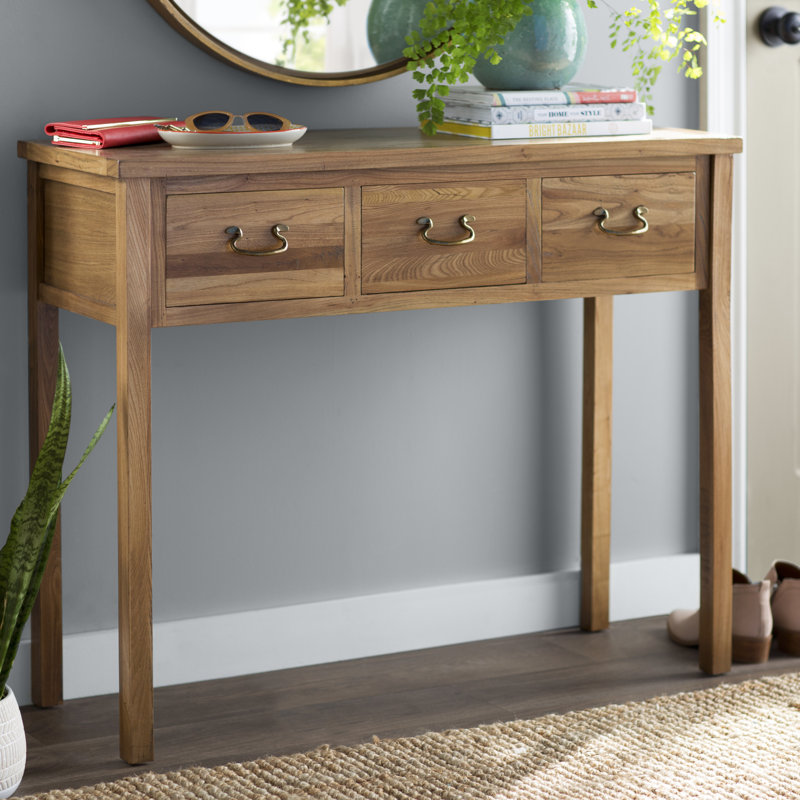 Vinea 39.4'' Console Table, Oak