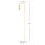 Lampe sur pied en arche 60" Hollomon-1148945589