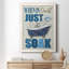Just Soak - Art textuel sur toile-1088971283-1088971282
