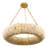 Boho 24" 6-Light Dimmable Wheel Beaded Chandelier