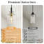 Luminaire suspendu cloche Levona, base E26, 9,8 po de diamètre x H 55,3 po-1585468837