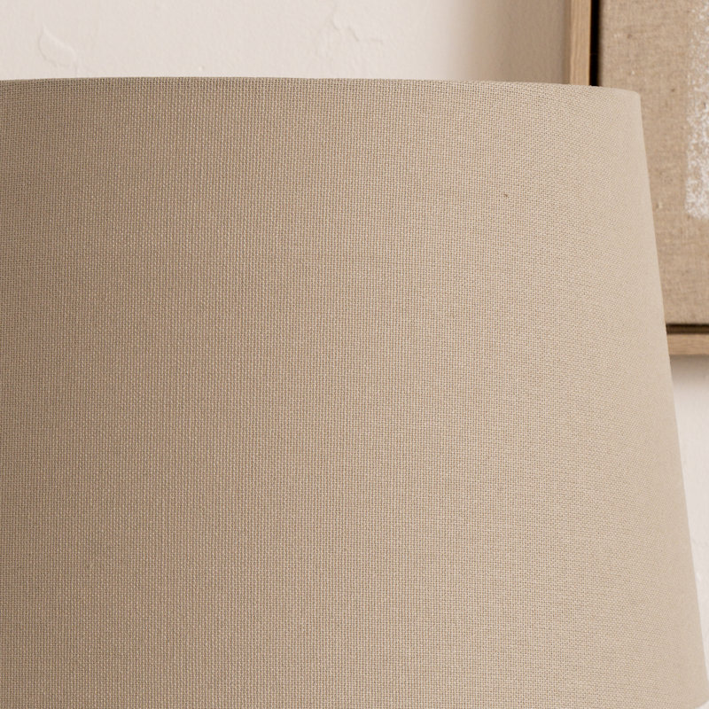 Lorin Cotton Empire Lamp Shade, Taupe, 24cm H x 34cm W x 40cm D