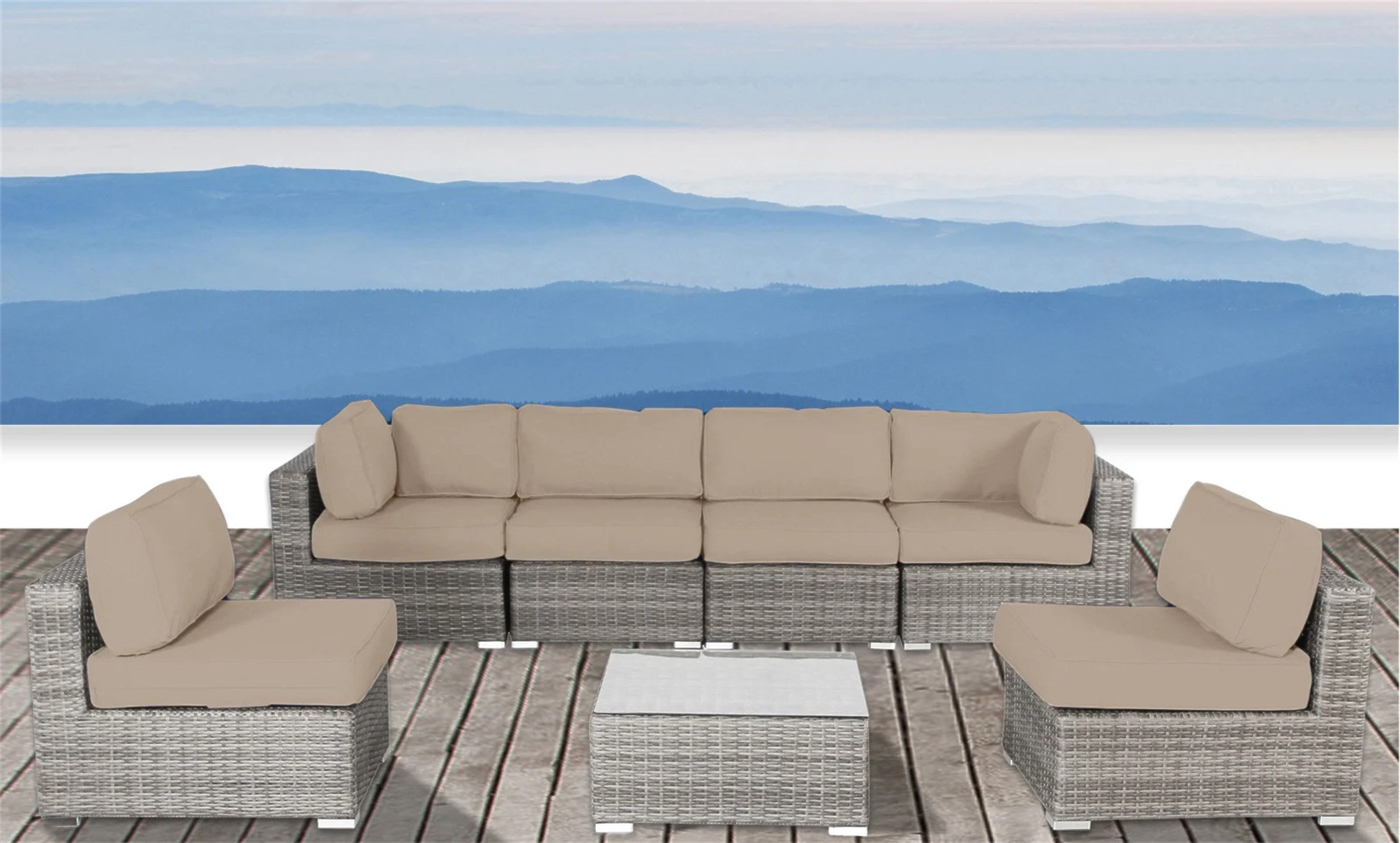 All weather outdoor sofa