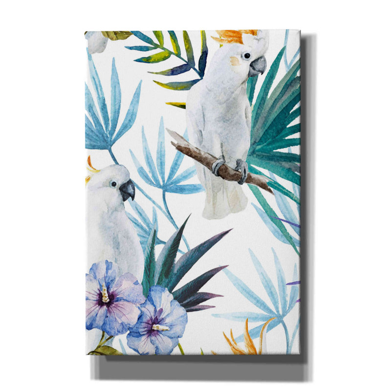 «Cockatoo» par Incado, estampe numérique sur toile, L 12 po x H 18 po