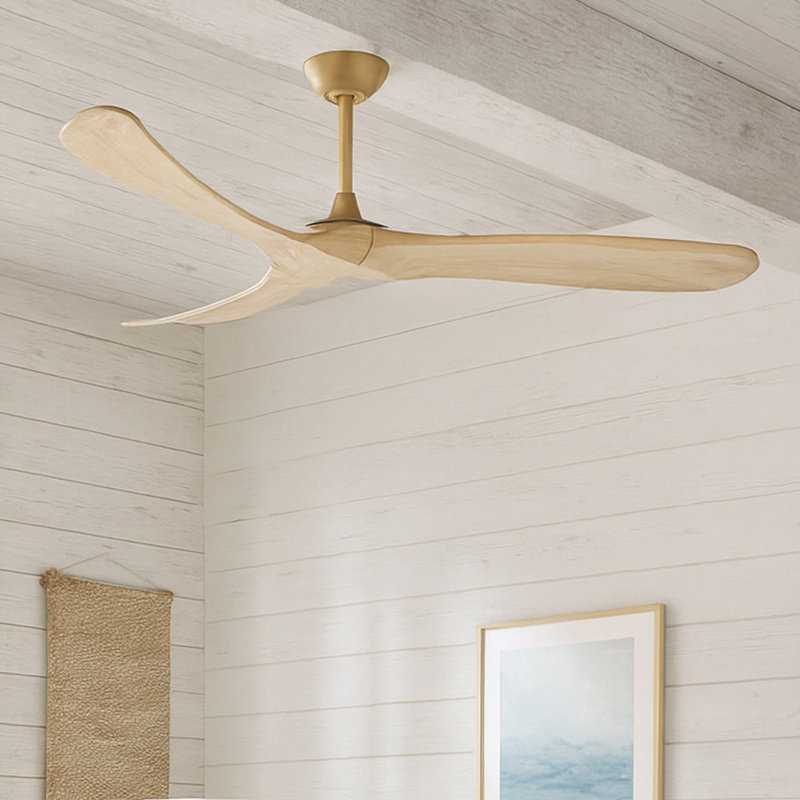 Ventilateur de plafond intelligent 60 po avec télécommande Hinkley Swell