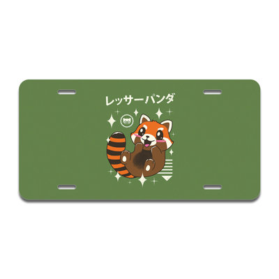 Cadre en aluminium Red Panda Kawaii