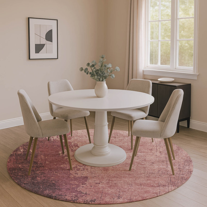Premium Machine Washable Jakiyra AMF1904 Modern Rug, Round 8'