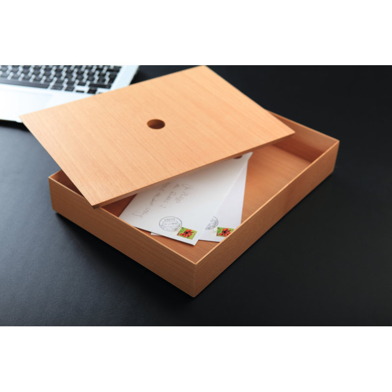 Wood Paper Organiser