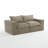 2 - Piece Upholstered Camel Chenille Modular Sectional Sofa with Cushion Back– Fully Compressed, No Assembly Required-1419080473
