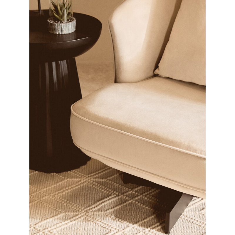 Velvet Swivel Club Chair