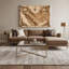 «Southwestern Cowboy Old West Map 74», art mural sur toile beige-927990853